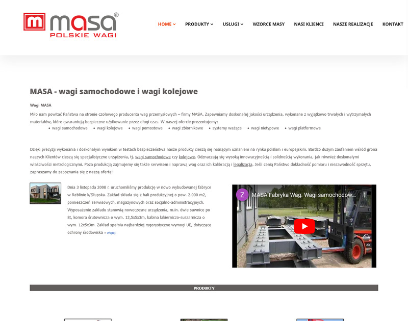 Strona www MASA Zenon Kolankowski