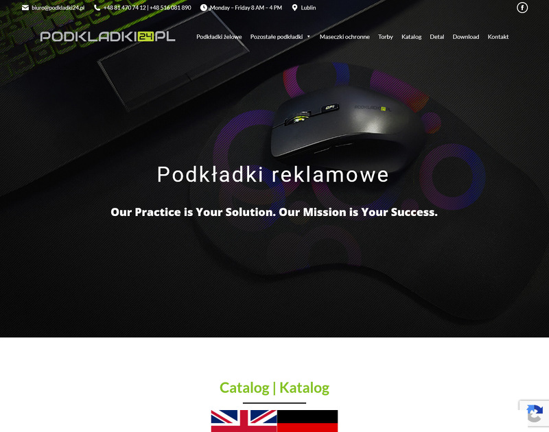 Strona www Podkładki24