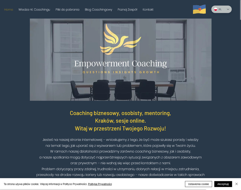 Strona www Empowerment Coaching