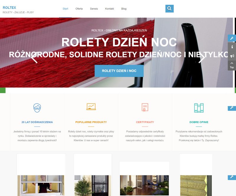 Strona www ROLTEX Andrzej Rachubka