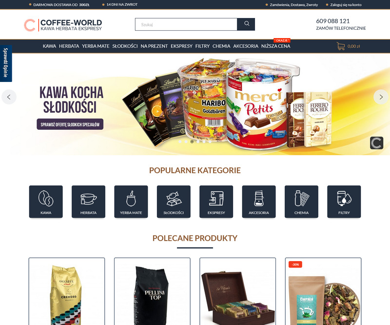 Strona www Katarzyna Kwiatkowska FHU JUKI - Coffee-World.pl