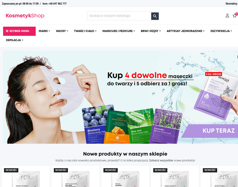 Strona www KosmetykShop
