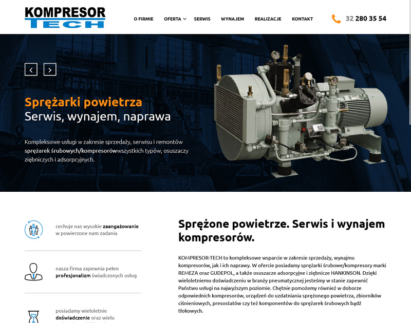 Strona www Kompresor-Tech s.c.